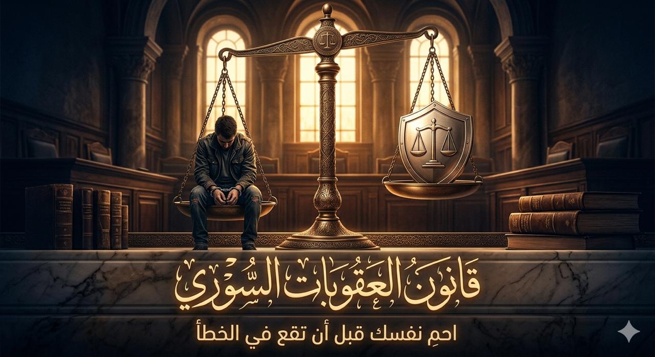  شرح قانون العقوبات السوري بطريقة سهلة